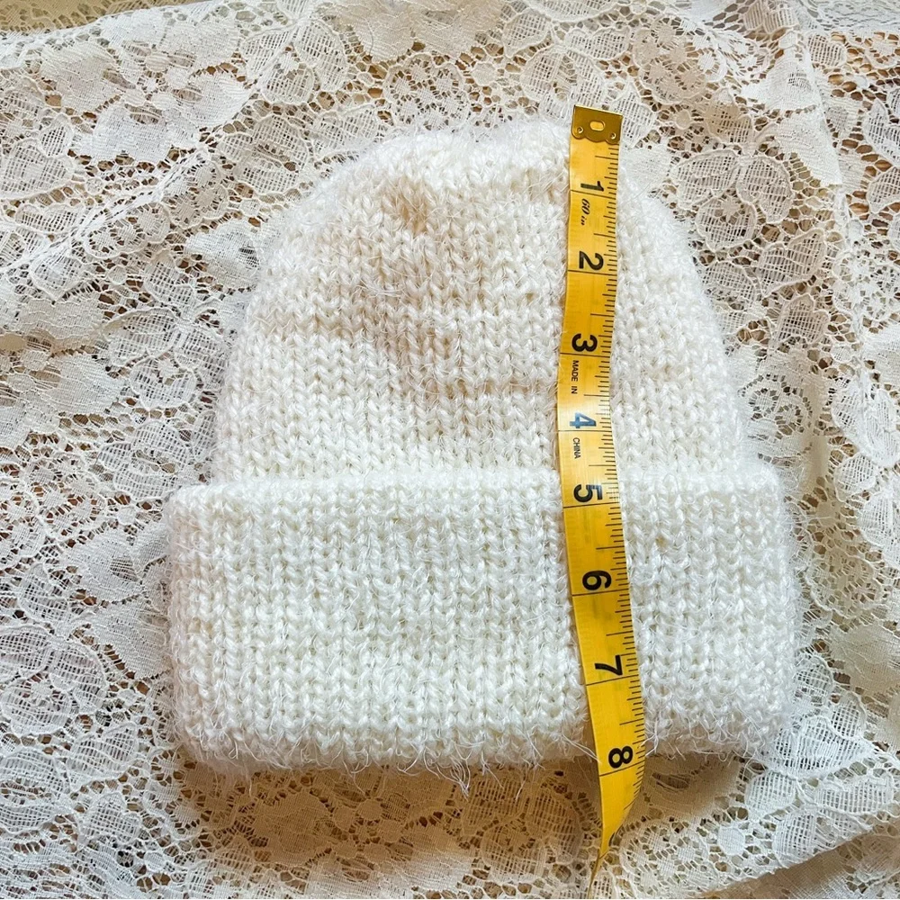 Cozy Fuzzy Hand Knit Knitted Beanie